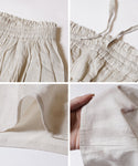 [Lightweight] Cotton Elastic Waist Maxi Skirt