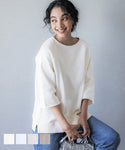 [ sale ] 2/3 sleeve sweat shirt