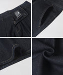 Men's Two-Pleat Tapered Denim Pants