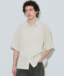 Men's Crepe Short-Sleeved Shirt