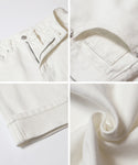 [Cotton Twill] Rolled-Up Pants