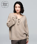 [Rich Knit] V-Neck Pullover