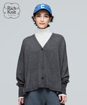 [Rich Knit] V-Neck Dolman Cardigan