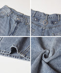 Seluar Denim Lengkung Pinggang Boleh Laras
