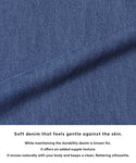 [Sale]Soft Denim Tuck Pants