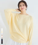 Dolman Sleeve Boat Neck Knit