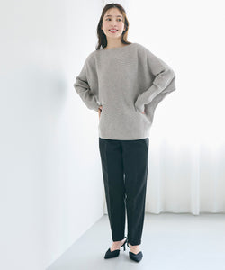 Dolman Sleeve Boat Neck Knit
