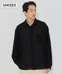 [Lightweight] Unisex Cotton Button-Up Shirt