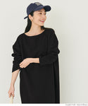 [Embossed] Dolman Sleeve Dress