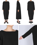 [Embossed] Dolman Sleeve Dress