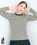 Simple Crew Neck Knit Top