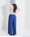 [Embossed] Wide-Leg Pants