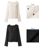 [Sale] Sheer Dots Blouse
