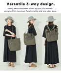 3-Way Multi-Pocket Mom Backpack