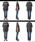 tシャツレディースレディースtシャツシャツヴィンテージ風ロゴ英字半袖ビッグシルエット薄手24SS cocaコカ