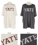 tシャツレディースレディースtシャツシャツヴィンテージ風ロゴ英字半袖ビッグシルエット薄手24SS cocaコカ