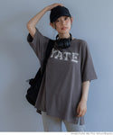 tシャツレディースレディースtシャツシャツヴィンテージ風ロゴ英字半袖ビッグシルエット薄手24SS cocaコカ