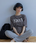 tシャツレディースレディースtシャツシャツヴィンテージ風ロゴ英字半袖ビッグシルエット薄手24SS cocaコカ