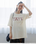 tシャツレディースレディースtシャツシャツヴィンテージ風ロゴ英字半袖ビッグシルエット薄手24SS cocaコカ
