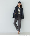 [Sale] Woolish Twil Front Slit Tapered Pants