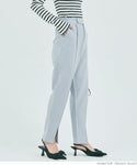 [Sale] Woolish Twil Front Slit Tapered Pants