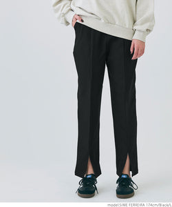 [Sale] Woolish Twil Front Slit Tapered Pants