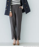 [Sale] Woolish Twil Front Slit Tapered Pants