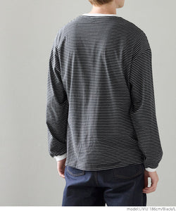 [Sale] Men's Stripes Long Sleeve T-shirt