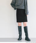[Sale] Front Slit Mini Skirt