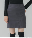 [Sale] Front Slit Mini Skirt