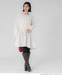 [Sale] Polyester Poplin Back Ribbon Mini Dress