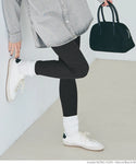 [ sale ] Ribbed High-Waisted Leggings