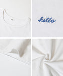 Embroidere Crew Neck Top