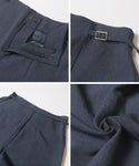 Denim-Like Wide-Leg Pants