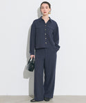 Denim-Like Wide-Leg Pants