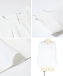 Collarless Blouse