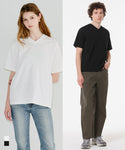T-Shirt Lengan Pendek Leher V Asas