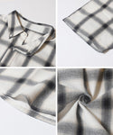 Men's Checked Short-Sleeved Shirt