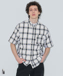 Men's Checked Short-Sleeved Shirt