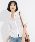 Lace Short-Sleeved Shirt
