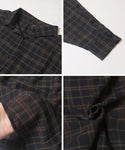 Sheer Checkered Shirt