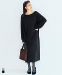 2-Way Fleece Off-The-Shoulder Dress
