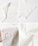 [Cotton Lace] Tuck Top