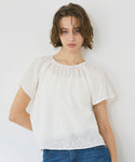 [Cotton Lace] Frill Top