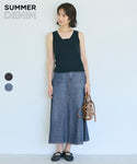 [Summer Denim] Flared Skirt