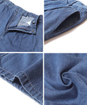 [Sale]Soft Denim Tuck Pants