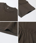 Pakaian Lebar Cotton Peplum