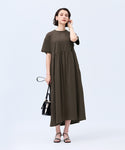 Pakaian Lebar Cotton Peplum