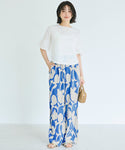 [Rayon] Geometric Print Pants