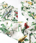 Seluar Cetakan Botani Rayon (Gading)